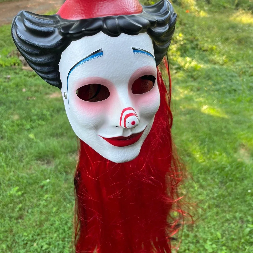 Cirque du Soleil Quidam Clown Mask Red Hair Wig Authentic Show Souvenir